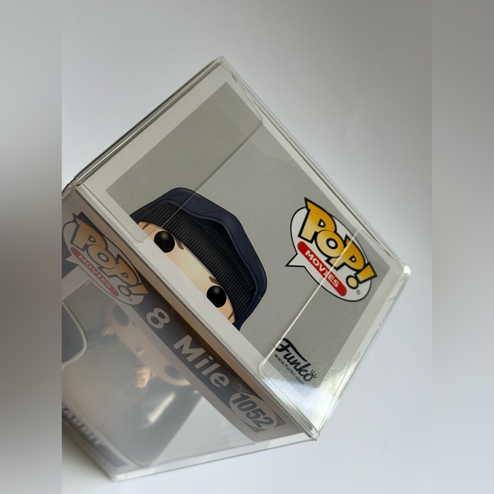 Funko Pop Movies/Rocks 1052 8 Mile B-Rabbit Eminem w/ PopShield Armor Protector - Picture 8 of 8